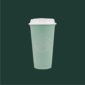 Starbucks Earth Day Reusable Plastic Hot Cup - 16 fl oz